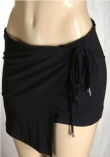 Sexy junior black wrap skirt.