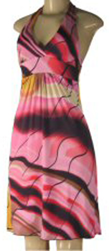 Junior halter dress.