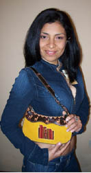Yellow Purse from Peru.